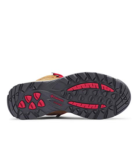 Columbia Women's Waterproof Hiking Boots - Elk/Mountain Red - Image 7