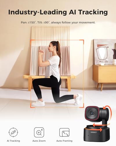 OBSBOT Tiny 2 Lite 4K Webcam for PC - AI Tracking & Gesture Control - Image 3