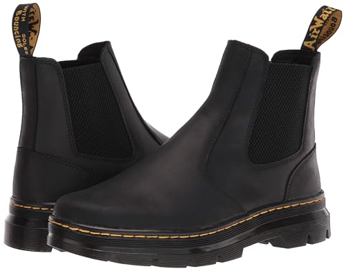 Dr. Martens Unisex Embury Chelsea Boot - Black Wyoming - Image 5