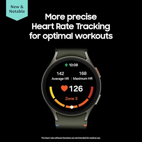 Samsung Galaxy Watch 7: AI-Powered Fitness and Wellness Smartwatch (40mm, Cream) - Image 2
