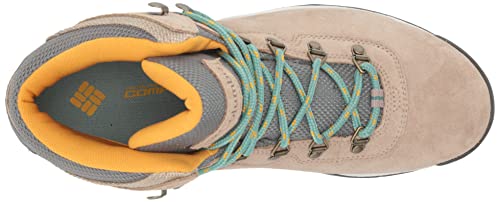 Columbia Women's Durable Waterproof Hiking Boots - Oxford Tan/Green - Image 5