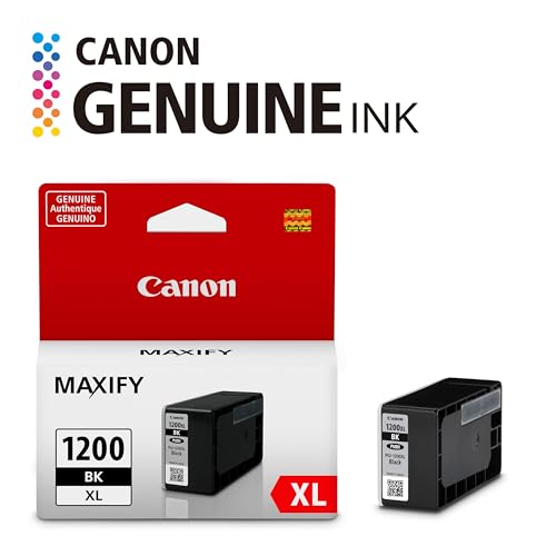 Canon PGI-1200XL Genuine Pigment Black Ink Tank - Image 2