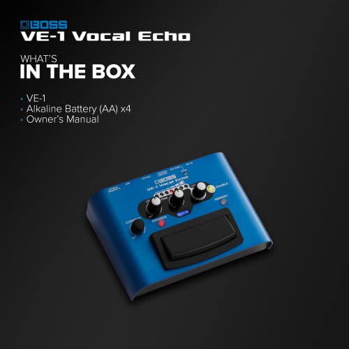 Boss VE-1 Vocal Echo - Portable Vocal Processor - Image 7