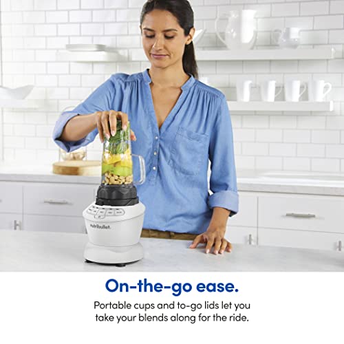 nutribullet Full-Size Blender Combo 1200W - Matte White - Image 9