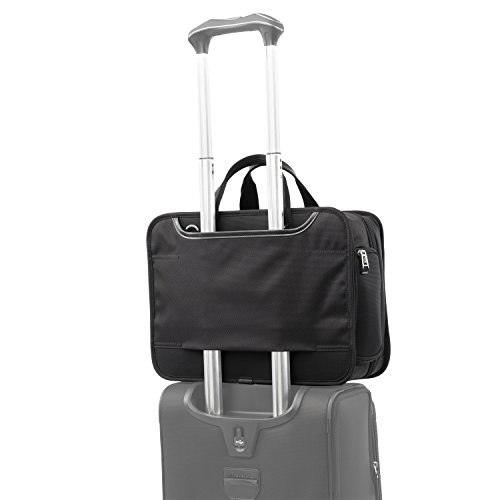 Travelpro Platinum Elite Expandable Business Laptop Briefcase - Shadow Black - Image 6