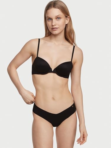 Victoria's Secret No Show Thong Underwear - Multi Pack (Black) - Image 2