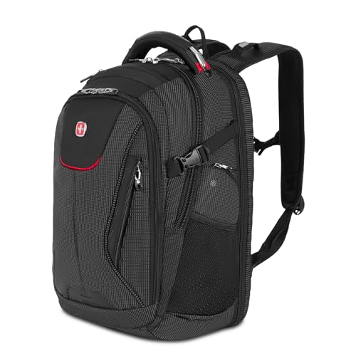 SwissGear Travel Tech Elite 16'' Laptop Backpack, Black Dot