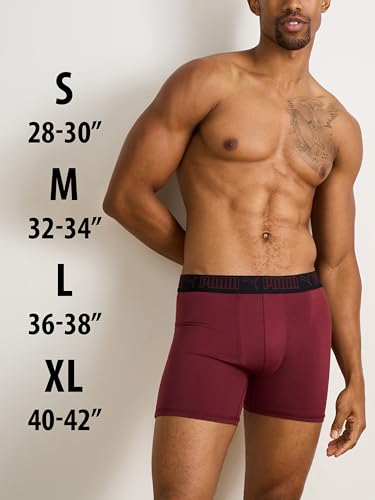 PUMA Men's 5 Pack Performance Boxer Briefs - Blue/Green/Black - Image 6
