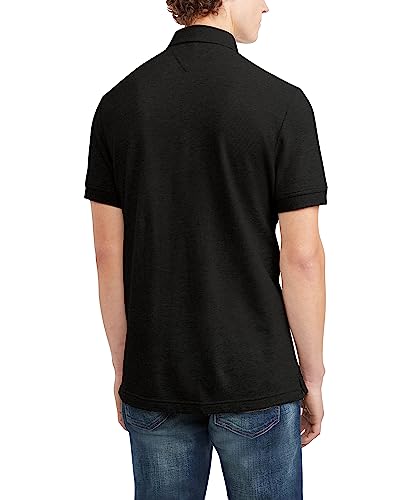 Tommy Hilfiger Men's Classic Fit Short Sleeve Polo Shirt - Tommy Black 3X-Large - Image 2