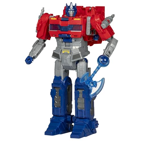 Transformers Power Flip Optimus Prime Action Figure - 10-inch, 4 Modes, Interactive Fun! - Image 11