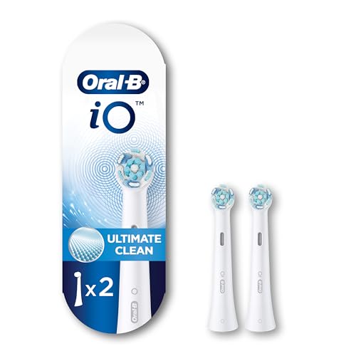 Oral-B iO Series Replacement Brush Heads, 2 Count - White