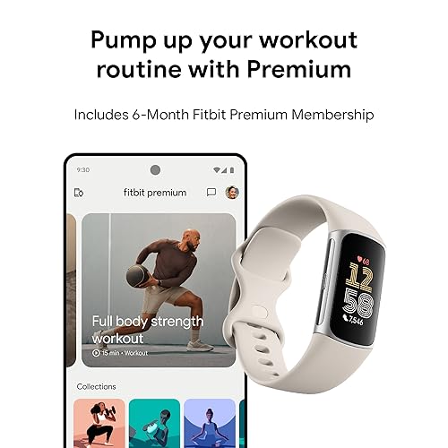 Fitbit Charge 6 Fitness Tracker with Google Apps and Premium Membership - Image 9