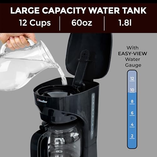 Mueller 12-Cup Drip Coffee Maker with Keep-Warm Function - Image 3