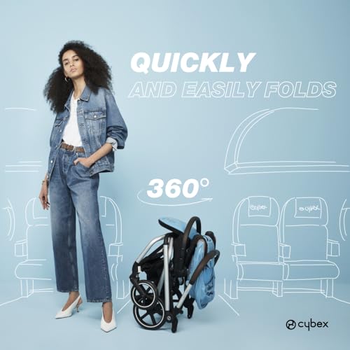 CYBEX Eezy S Twist Baby Stroller with 360° Rotating Seat - Image 4