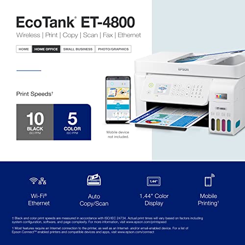 Epson EcoTank ET-4800 Wireless All-in-One Printer - Image 4