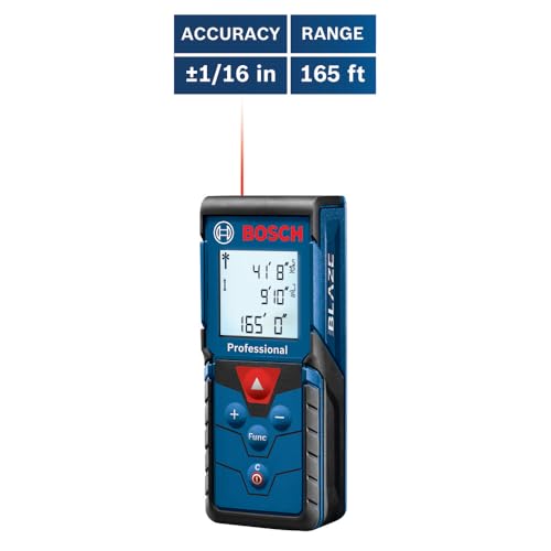 BOSCH GLM165-40 Blaze 165 Ft Laser Distance Measure - Compact & Accurate - Image 9
