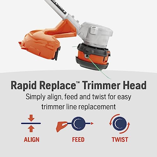 Husqvarna WeedEater 320iL Cordless String Trimmer with Battery & Charger - Image 6