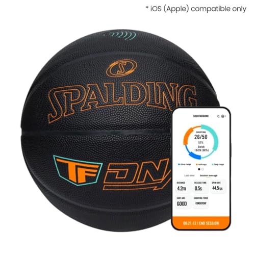 Spalding TF DNA Smart Basketball with 1 Year App Subscription - Image 8