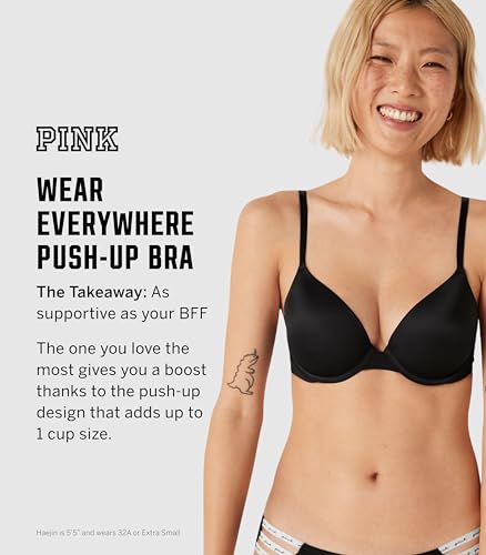 Victoria's Secret Pink Wear Everywhere Push Up Bra - Black - Image 4