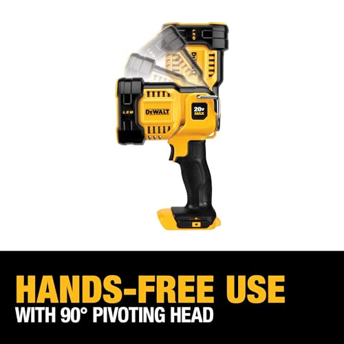 DEWALT 20V MAX LED Work Light - Handheld Spotlight - Image 3