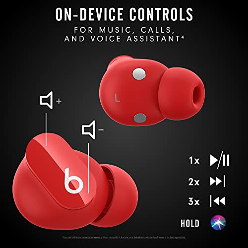 Beats Studio Buds - Wireless Noise Cancelling Earbuds (Red) - Image 4
