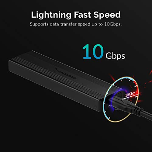 Sabrent Tool-Free USB 3.2 SSD Enclosure – NVMe & SATA Compatible - Image 3