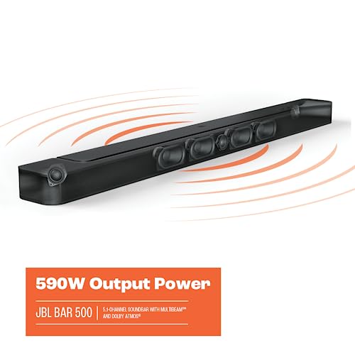 JBL Bar 500: 5.1-Channel Soundbar with Dolby Atmos and MultiBeam™ - Image 8