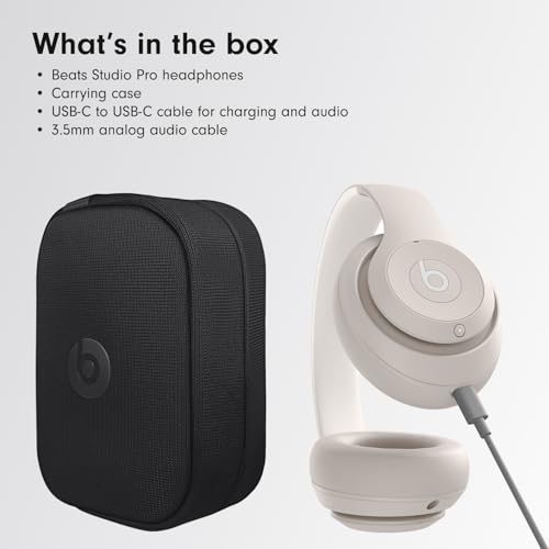Beats Studio Pro Wireless Noise Cancelling Headphones - Sandstone - Image 7