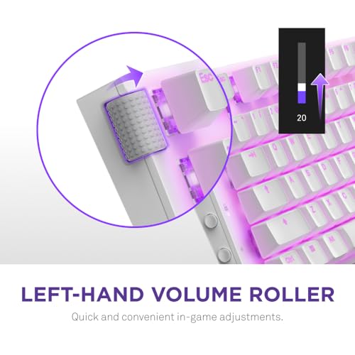 NZXT Function 2 Wired Gaming Keyboard - Hot-Swappable, RGB, & 8K Polling - Image 9
