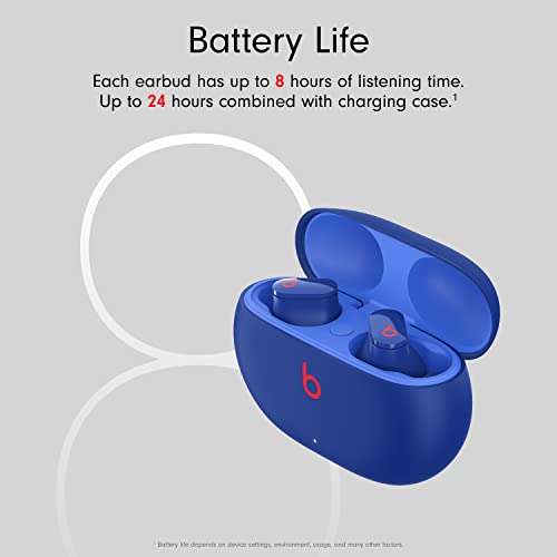Beats Studio Buds in Ocean Blue - True Wireless Noise Cancelling Earbuds - Image 5