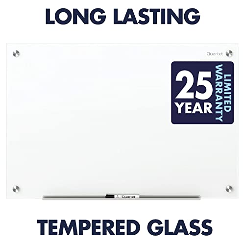 Quartet 48" x 36" Magnetic Glass Dry Erase White Board - Image 4
