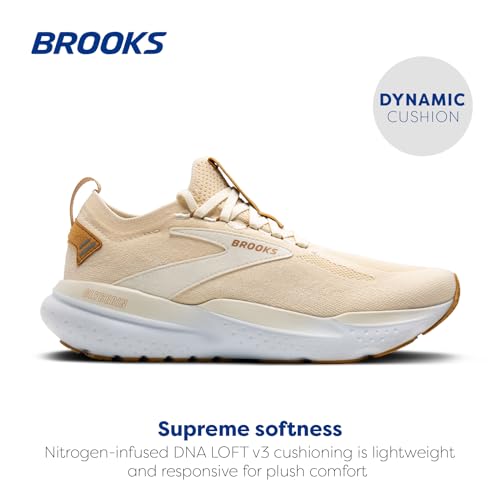 Brooks Women’s Glycerin Stealthfit 21 Running Shoe - Marshmallow/Cream/Biscuit (6.5 Medium) - Image 2