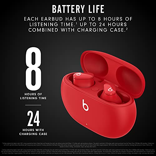 Beats Studio Buds - Wireless Noise Cancelling Earbuds (Red) - Image 5