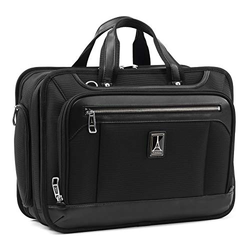 Travelpro Platinum Elite Expandable Business Laptop Briefcase - Shadow Black - Image 3