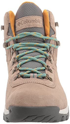 Columbia Women's Durable Waterproof Hiking Boots - Oxford Tan/Green - Image 2