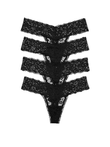 Victoria's Secret Women's Lace Thong Underwear - Multi Pack