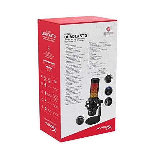 HyperX QuadCast S RGB Microphone for PC, PS5, Mac, and More - Image 12