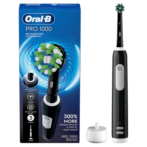 Oral-B Pro 1000 Rechargeable Electric Toothbrush - Black - Image 8