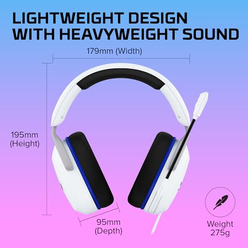 HyperX Cloud Stinger 2 Core - Over-Ear Gaming Headset for Playstation (White) - Image 7
