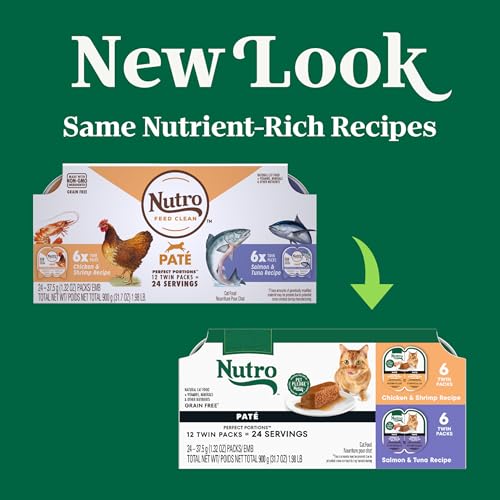 Nutro Wet Cat Food Paté Multipack: Salmon & Tuna; Chicken & Shrimp - Image 2