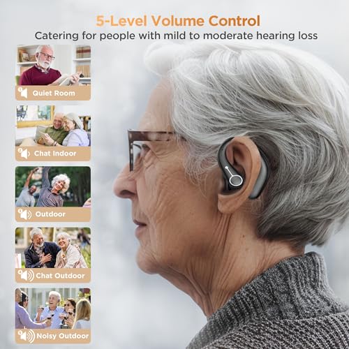WASOCA Bluetooth Rechargeable Hearing Aids with APP - Image 3