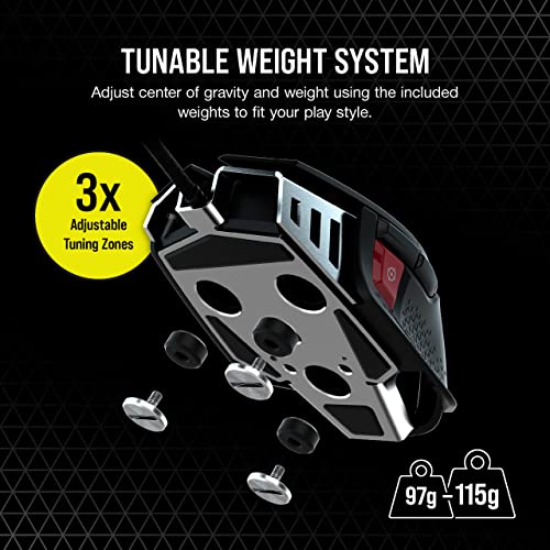 Corsair M65 RGB Ultra Tunable FPS Gaming Mouse - Black - Image 6