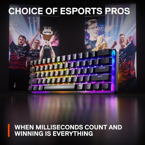 SteelSeries Apex Pro Mini HyperMagnetic Keyboard – 60% Compact and Fully Customizable - Image 4