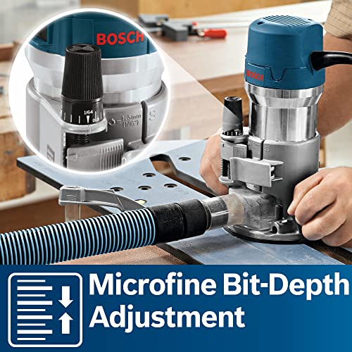 BOSCH 1617EVS Fixed-Base Router - 2.25 HP Variable Speed Motor - Image 8