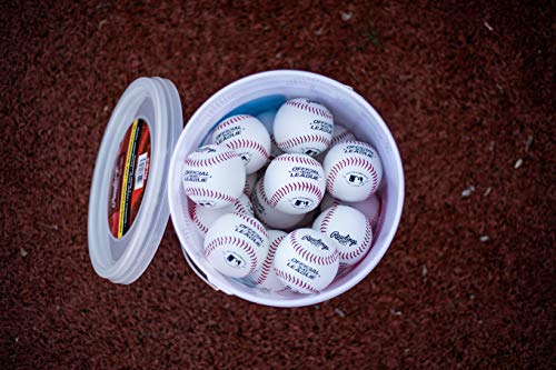 Rawlings Official League Practice Baseballs Bucket (24 Count) - Image 5