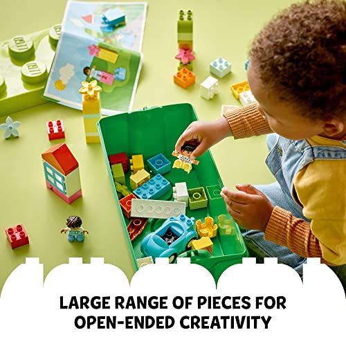 LEGO DUPLO Classic Brick Box Building Set with Storage & Toy Car - Image 3