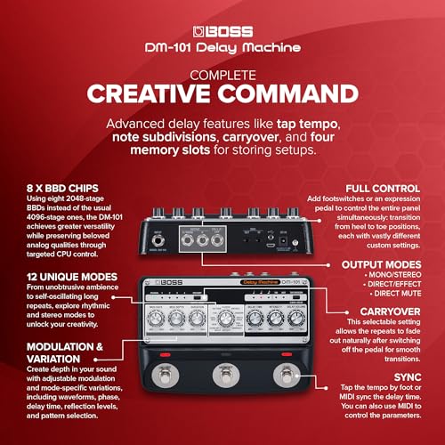 Boss DM-101 Delay Machine Pedal - Image 5