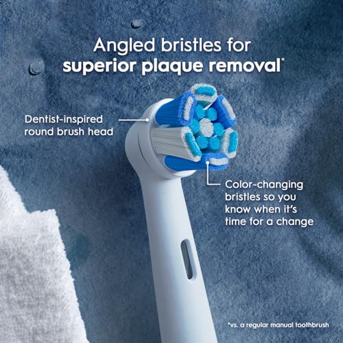 Oral-B iO Ultimate Clean Replacement Brush Heads - 4 Pack, Black - Image 2
