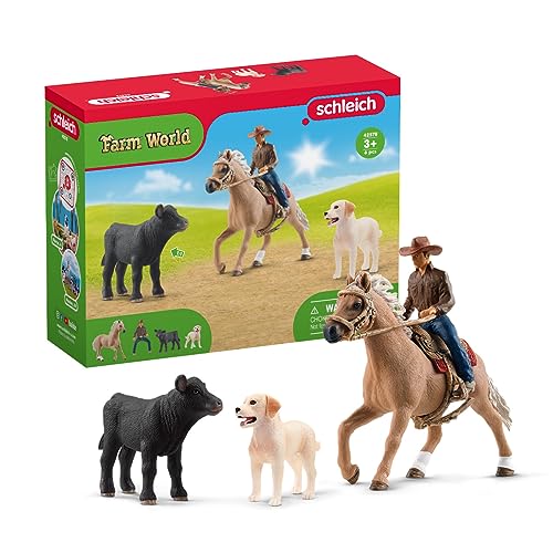Schleich Farm World Rodeo Calf Adventure Playset