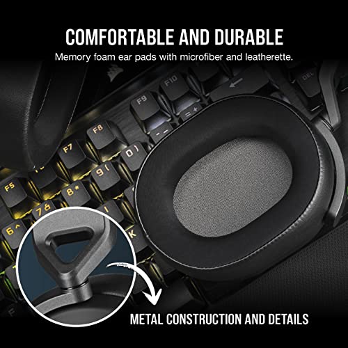 CORSAIR HS65 SURROUND Wired Gaming Headset - Dolby Atmos & Multiplatform Support - Image 5